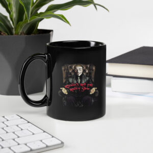 Riscalla's Red Pill Reality Show Black Glossy Mug