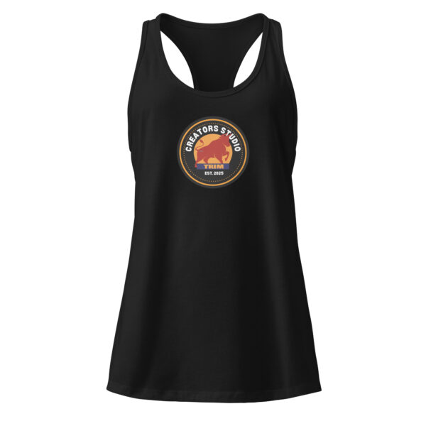 Trim Creators Studio Women’s fitted racerback tank top - Image 6