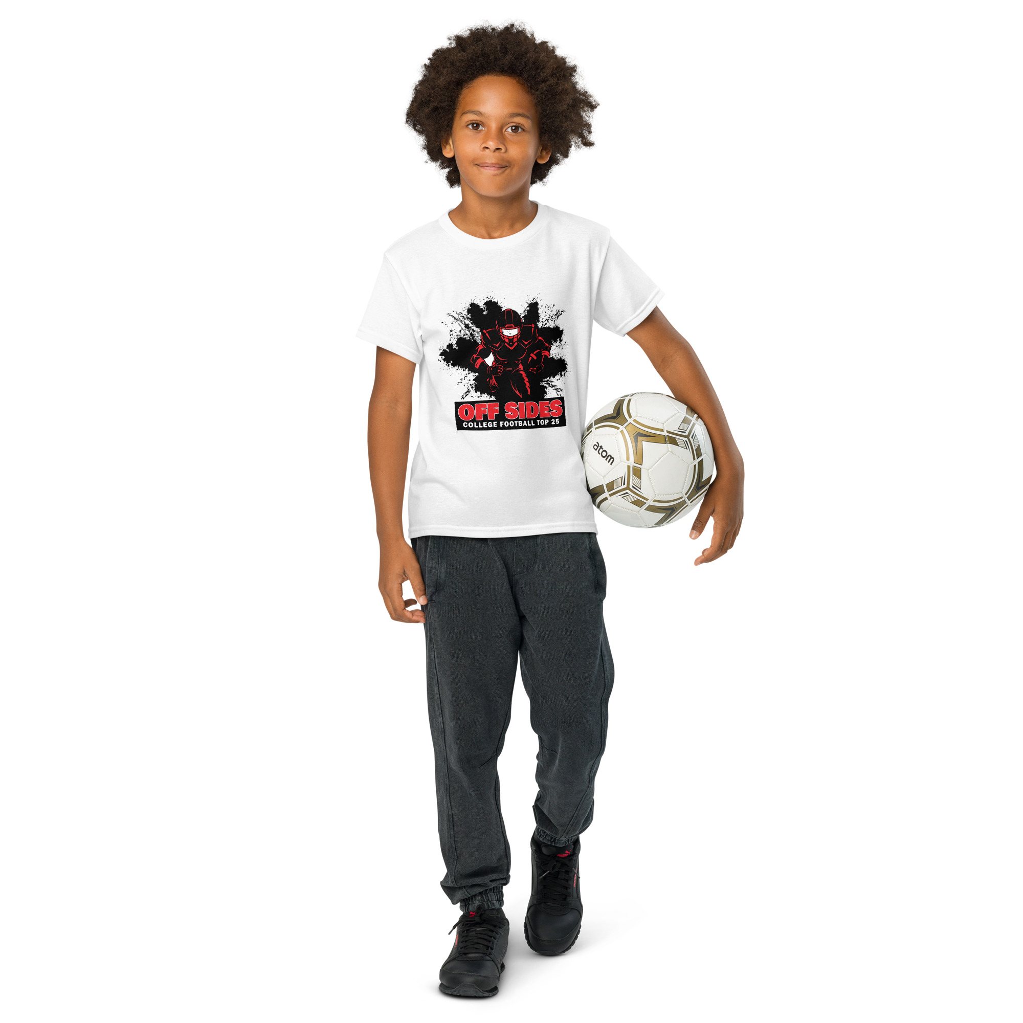 Off Sides College Football Top 25 Youth t-shirt - Image 24