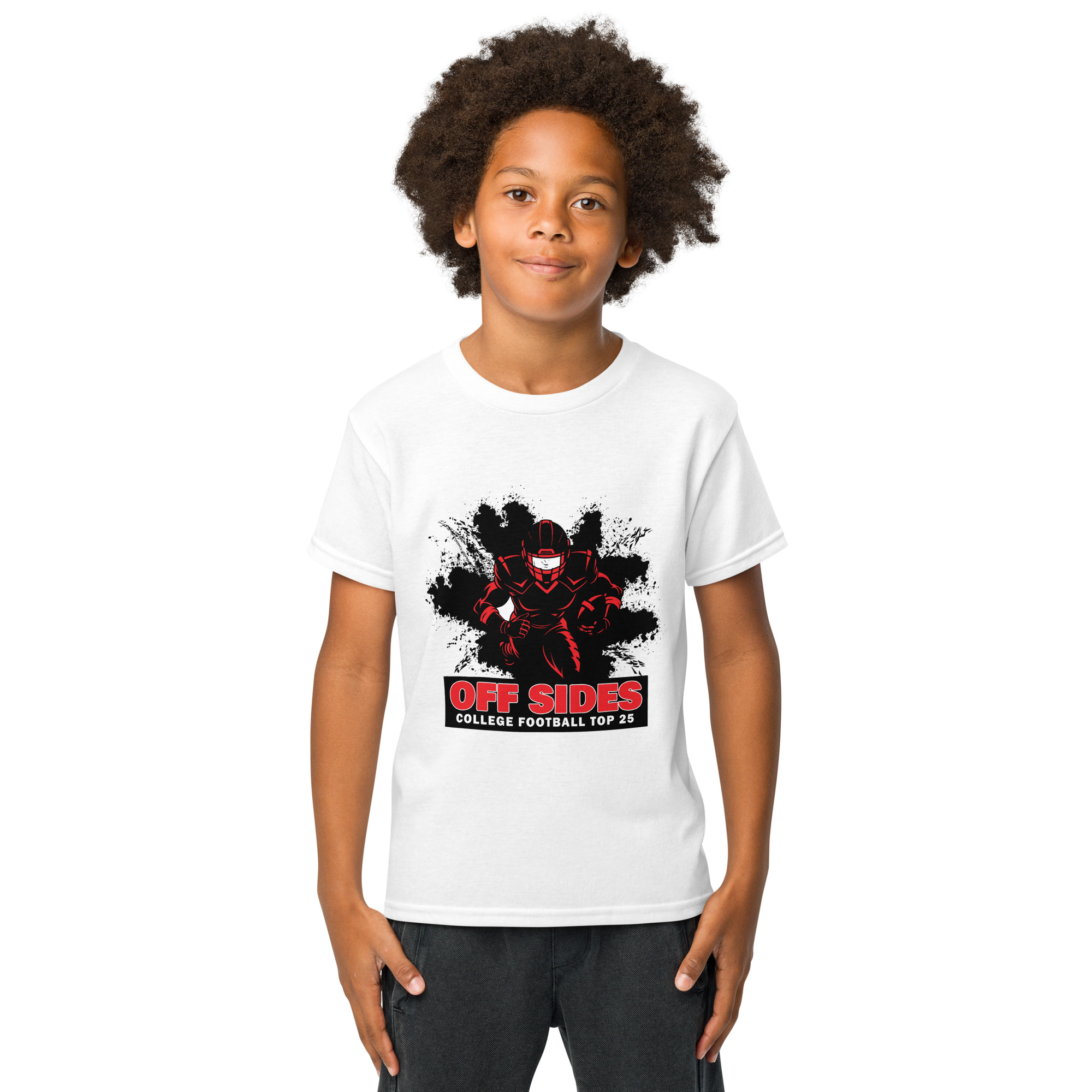 Off Sides College Football Top 25 Youth t-shirt - Image 19